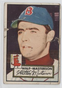 1952 Topps Walt Masterson (White Back) #186.1