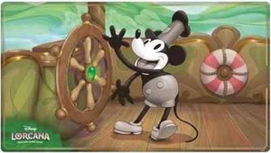 Disney Lorcana - Steamboat Willie Mickey Mouse Playmat Brand New Sealed - Picture 1 of 2