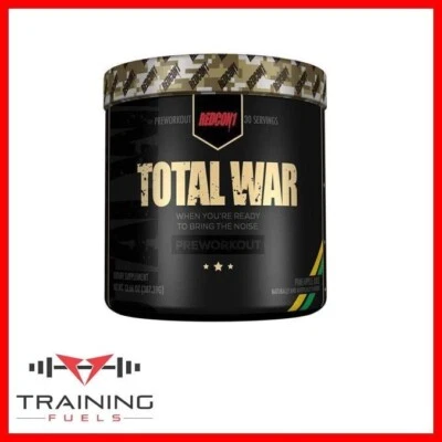 Redcon1 Total War Pre Workout Pump Intense Energy Focus 30 Servings - Image 1 of 2