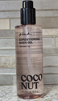 Victoria's Secret PINK Conditioning Body Oil with Coconut Oil 8 FL OZ NEW - Image 1 of 3