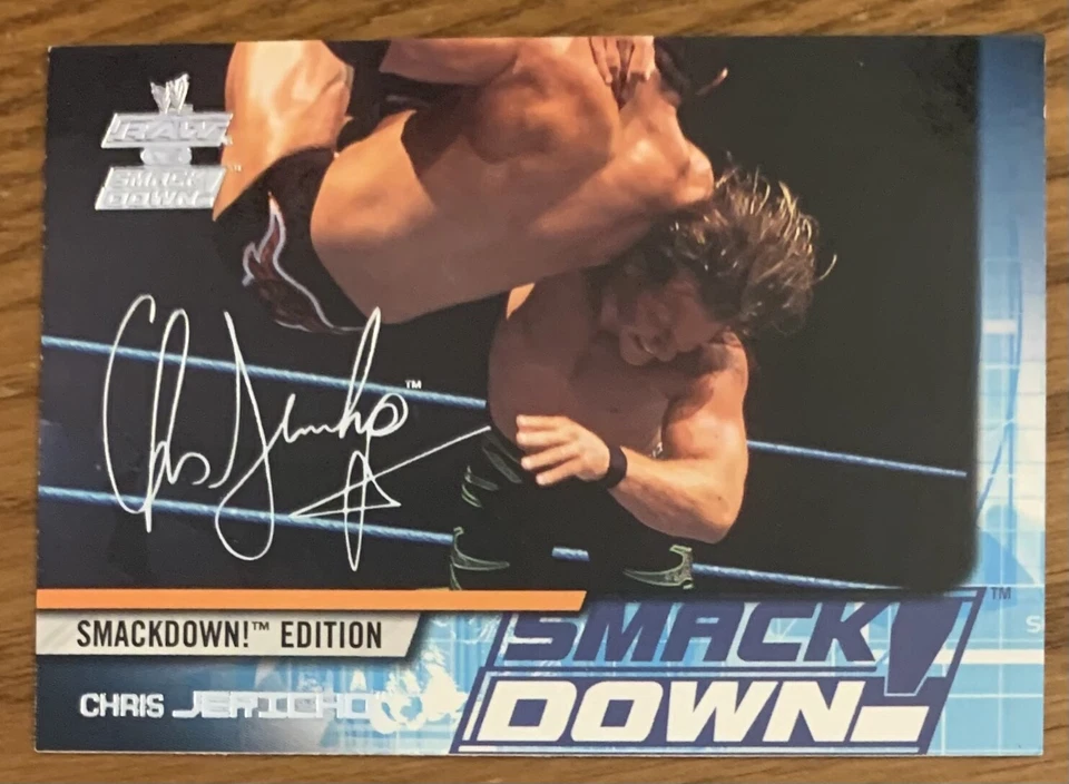 CHRIS JERICHO, WWE SMACKDOWN VS. RAW '02 FLEER TRADING CARD - Image 1 of 1