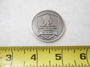 RARE 20 YEARS WOUNDED WARRIOR PROJECT US ARMY MILITARY CHALLENGE COIN - Picture 1 of 5