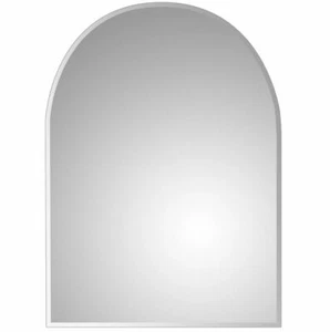BLUE CANYON BEVEL ARCHED WALL MOUNTED WINDOW STYLE MIRROR 40CM X 50CM - Picture 1 of 1