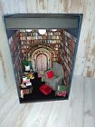 Gothic library Miniature room book nook, box room diorama,  booknook, cosy chair