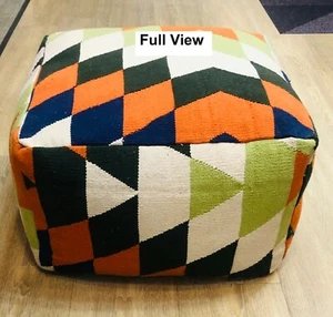 Ottoman,Square shape,Approx.12Kgs,100%Cotton cover,Cotton Filled,Clearance @ $70 - Picture 1 of 4