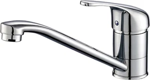 Classic Single Handle Kitchen Sink Faucet, Brass 360 Degree Swivel Single Hole M - Picture 1 of 12