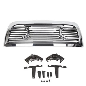 Big Horn Chrome Packaged Grille+Replacement Shell For Ram 2500 3500 10-18 - Picture 1 of 11