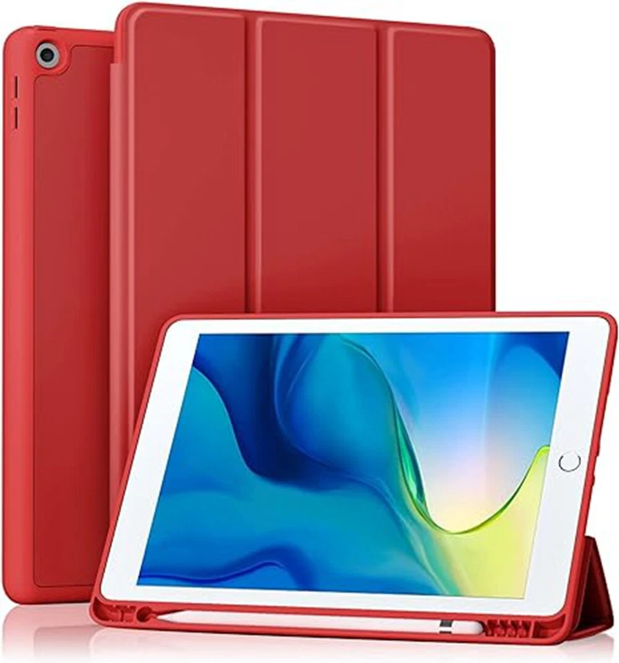 Smart Case For iPad 11/10/9/8/7/6/5th Pro Air 11 13 M3 2025 with Pencil Holder - Image 1 of 4