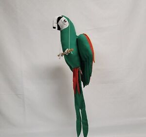 Green Macaw Tiki Bar Parrot Stuffed Fabric El Salvador