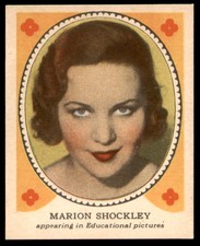 1938 R68 Shelby Gum Hollywood Screen Stars #26 MARION SHOCKLEY NM **RDX**