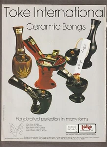 1979 ENTERPRISE BONG Magazin AD~Gamma Probe~TOKE INTERNATIONAL/Toys For the Mind - Picture 1 of 1