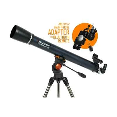 Celestron AstroMaster 90AZ Telescope with Smartphone Adapter & Bluetooth Remote - Image 1 of 4