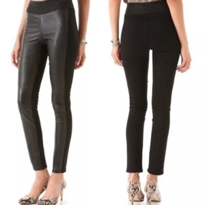 PAIGE Leather Legging Women’s Size S Pant Elastic Waist Stretch - Picture 1 of 1
