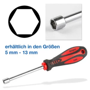 Steckschlüssel Schraubendreher Schraubenzieher sechskant verschiedene Größen - Bild 1 von 10