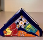 Talavera Mexican Pottery Hand Crafted Clay Napkin Letter Holder