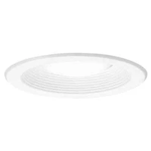 HALO 5 in. White Recessed Ceiling Light Trim with Open Splay - Picture 1 of 4