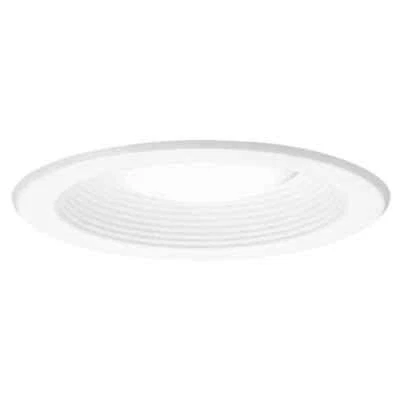 HALO 5 in. White Recessed Ceiling Light Trim with Open Splay - Image 1 of 4