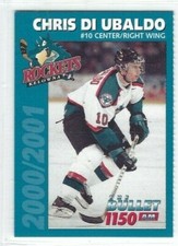 2000-01 Kelowna Rockets (WHL) Chris Di Ubaldo