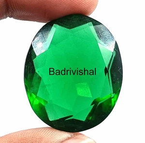 Faceted Oval Cut Green Moldavite 70 Ct IGL Loose Gemstone Best Ebay Offer 4JUJ - Picture 1 of 9