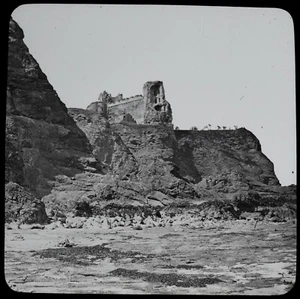 ANTIKES magisches Laternendia ARDTORNISH CASTLE UM 1890 FOTO MORVERN SCHOTTLAND - Bild 1 von 3