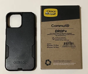 Coque OtterBox Commuter Drop+ Series pour iPhone 14 Plus & 15 Plus Noir Magsafe - Photo 1 sur 3