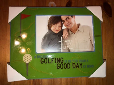 Marco de fotos de golf: regalo perfecto, foto del día del padre, divertido Foto 1 de 3