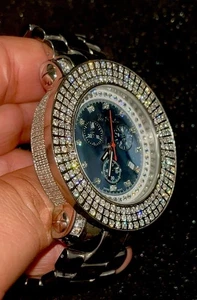 Herren Joe Rodeo Junior Diamant Uhr Karat Jojo Don Benny Techno Jacob Co - Bild 1 von 14