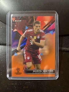 2022 Topps Finest UEFA Champions League Marcel Sabitzer Orange /25!! Bb - Picture 1 of 1