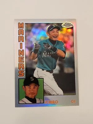 2019 Topps Chrome #84tc-14 Ichiro Suzuki 1984 REFRACTOR - Mariners - Image 1 of 2
