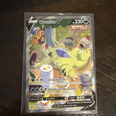 Tyranitar V (Alternate Full Art) 155/163 Swsh05: Battle Styles Holo - Image 1 of 4