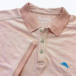 Polo Tommy Bahama Performance IslandZone arancione leggera da uomo - Medium - Foto 1 di 7