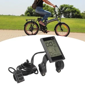 Electric Bike LCD Display Multifunctional Cyclocomputer Outdoor E Bike Display/ - Picture 1 of 12