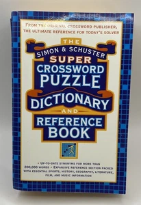 Simon & Schuster Super Crossword Puzzle Dictionary and Reference Book - Imagen 1 de 7