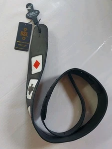 DSL Leather Guitar Strap CARD STRAP 2.5” Made in Australia - Picture 1 of 3