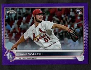 2023 Jake Walsh Topps Chrome Baseball Purple Refractor Rookie Cardinals USC156 - Picture 1 of 2