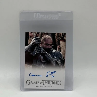 2014 Spiel Of Thrones Staffel 3 Auto Autogramm Conan Stevens Gregor Clegane Rare - Bild 1 von 2