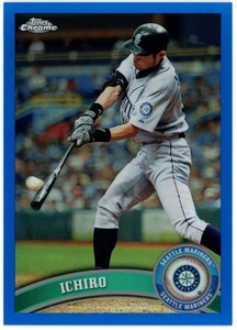 2011 Topps cromo #50 Ichiro Suzuki refractores azules #60/99 - Imagen 1 de 4