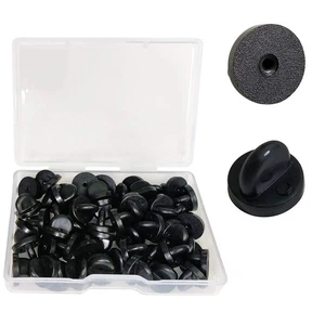 Anstecknadel Backings - Butterfly Clutch Pin Backs in PVC Gummi für Uniform Ba... - Bild 1 von 7