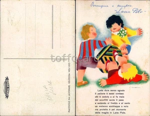 PUBBLICITA' LANA POLO AUTORE DELLA VALLE-D17-123 - Picture 1 of 1