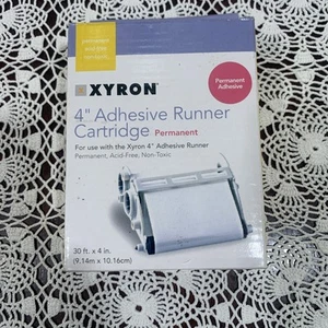 New Xyron 4" Adhesive Runner Cartridge Acid-Free Permanent 30 ft. x 4 in. - Picture 1 of 4