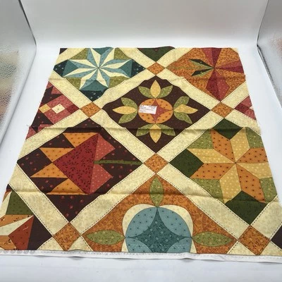 1/2 Yrd Bountiful Henry Glass & Co Pattern 7708 Quilt Fabric Fall Colors - Image 1 of 4