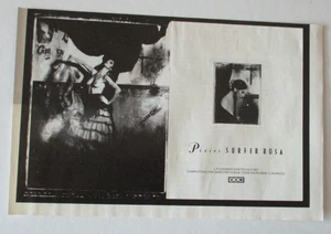 PIXIES - Surfer Rosa Half Page Advert for LP Cassette CD - Picture 1 of 1