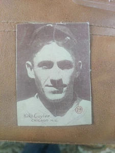 1931 W517 #19 Kiki Cuyler Chicago Cubs HOF  - Foto 1 di 2