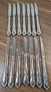 SET of 14 Oneidacraft Deluxe Stainless CHATEAU Dinner Knife Oneida Knives - Picture 1 of 7