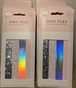 4 x Nagelfeile Set Nägel Hände groß flexibel gepolstert Kern 24 Packungen Neu - Bild 1 von 4
