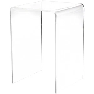 Plymor Clear Acrylic Vertical Square Display Riser, 6" H x 4" W x 4" D - Picture 1 of 1
