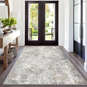 Area Rugs for Living Room 4x6 Large Soft Washable Rug Modern Abstract Non-Sli... - Picture 1 of 8