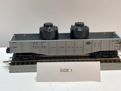 Lionel 6-6260 NYC O Gauge Gray Long Gondola X6260 (Nice Box) - Image 1 of 4