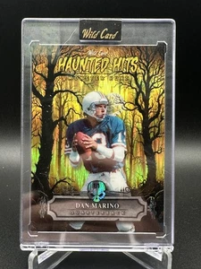 2025 Wild Card Haunted Hits Dan Marino #HHW-DM Gold Shimmer 1/1 - Bild 1 von 2