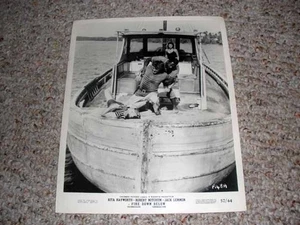 FIRE DOWN BELOW (1957) 8x10 Movie Press Kit Photo Rita Hayworth Robert Mitchum - Picture 1 of 1